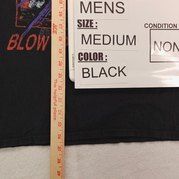 ACDC Blow Up Your Video Band Crew Neck Graphic T Shirt Mens Size Medium M Black - Picture 8 of 9